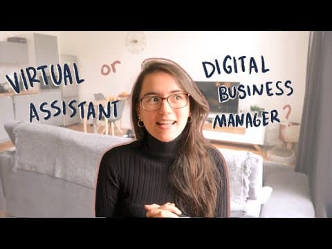 virtual assistant vs. digital business manager - what's the difference? thumbnail