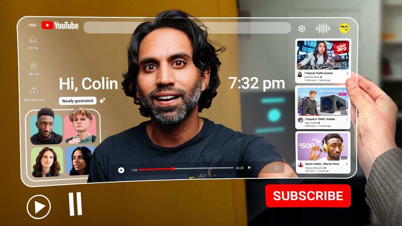 YouTube video player