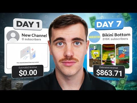 I BLEW UP a YouTube Channel in 7 Days to Prove it's NOT Luck thumbnail