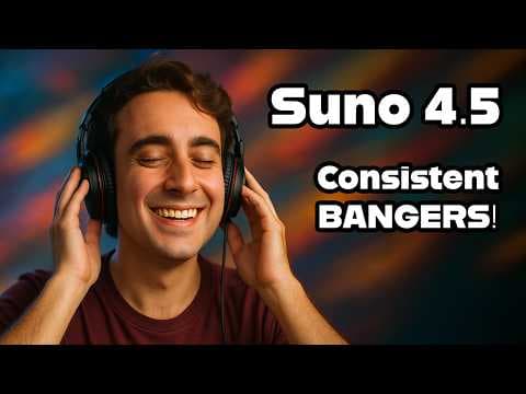 AI Music that Delivers bangers Consistently | Suno AI 4.5 thumbnail