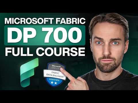DP-700 Exam Full Course | Microsoft Fabric Data Engineer Associate thumbnail