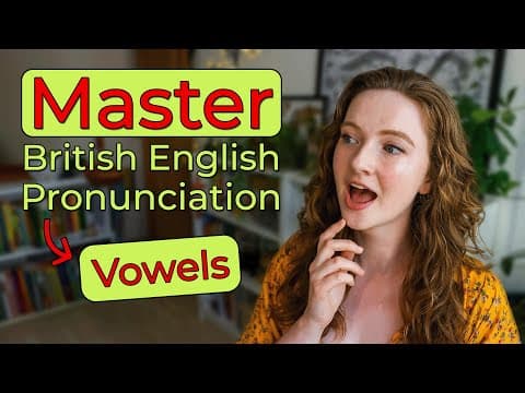 How to Pronounce ALL Vowel Sounds in British English (+ Vowel Comparisons) thumbnail