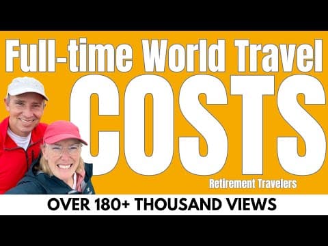 How much does it COST TO TRAVEL the WORLD | Full time Travel thumbnail