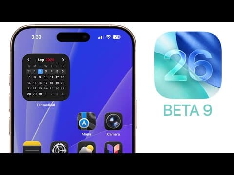 iOS 26 Beta 9 Released - What's New? thumbnail