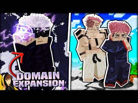 The BEST Jujutsu Kaisen ADDON!?! | Minecraft Bedrock [Jujutsu Beyond] thumbnail