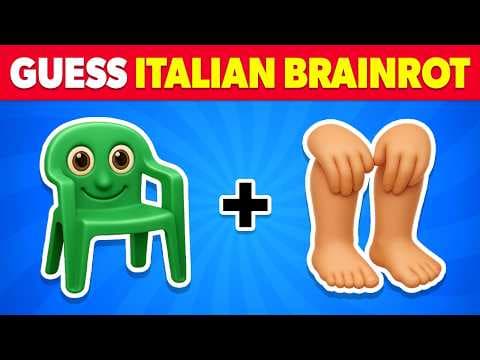 Guess the Italian Brainrot by Emojis 🧠😎🦈 Animal Brainrot Emoji Quiz thumbnail