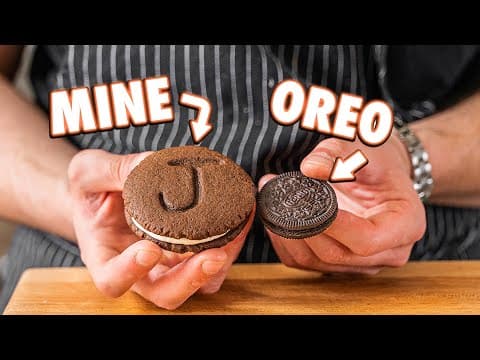 Making Oreos At Home | But Better thumbnail