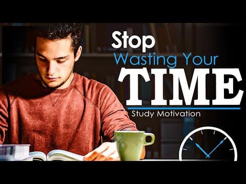 STOP WASTING YOUR TIME - Best Study Motivation for Success & Students (Eye Opening Video) thumbnail