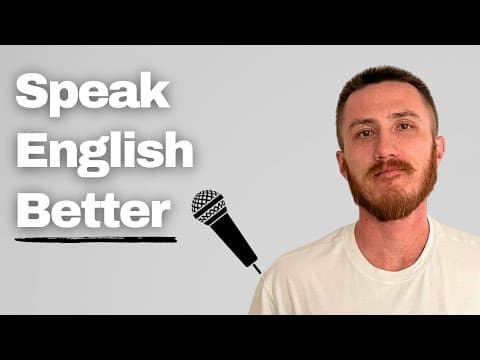 How To Speak English Better thumbnail