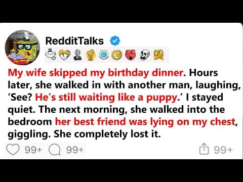 My wife skipped my birthday dinner. Hours later, she walked in with another man, laughing, ‘See?... thumbnail