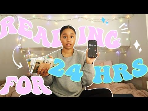 abandoning my sleep schedule and attempting to read for 24 hours straight…again 🥴 thumbnail