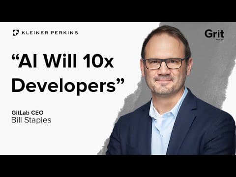 GitLab’s CEO on Why the Next Great Developer Might Not Write Code | Bill Staples thumbnail