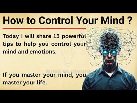 15 Powerful Tips to Control Your Mind and Emotions || Graded Reader || English Listening Practice ✅️ thumbnail