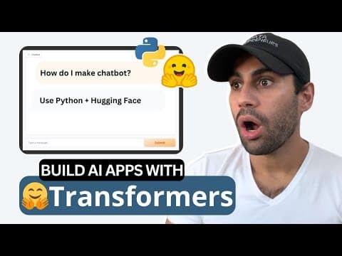 The Hugging Face Transformers Library | Example Code + Chatbot UI with Gradio thumbnail