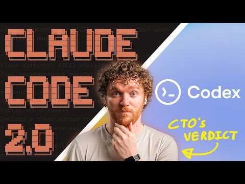 Codex vs Claude Code 2.0: A CTO’s 9 Part Real-World Test thumbnail