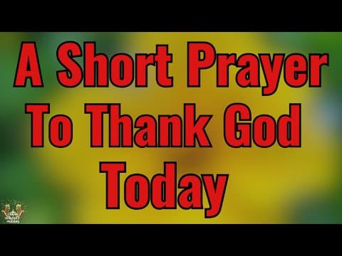 Prayer to Start the Day with God | Powerful Morning Prayer for Peace, Strength & Divine Favor thumbnail