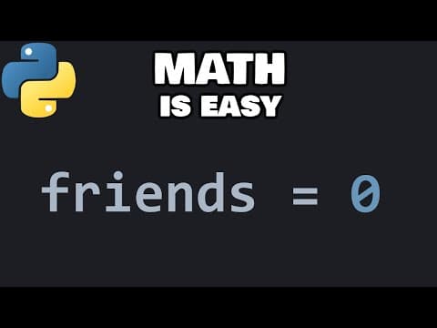 How to use Python math operators and the math module? thumbnail