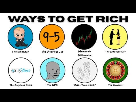 Every Way To Get Rich In 2025 Explained in 12 Minutes thumbnail