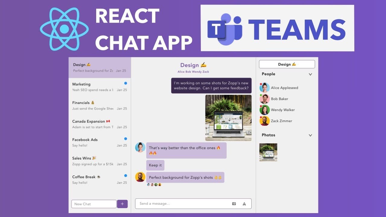 Chat Application using React JS - Build and Deploy a Chat App in 1 Hour ...