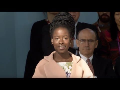 Making Mountains As We Run | Amanda Gorman '20 | Harvard Inauguration of Lawrence S. Bacow thumbnail