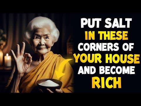 PUT SALT in this sacred corner of your house and See What Happens Next ! | BUDDHIST TEACHINGS thumbnail