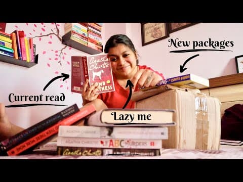 Lazy Day VLOG with new books and reading! | Ep 3 - Dumb Witness | The Agatha Christie Shelf thumbnail