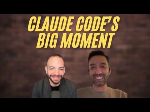 Claude Code’s Shining Moment, ChatGPT for Healthcare, End Of Busywork? thumbnail