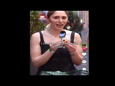 She Doesn't Believe Balding is Real thumbnail