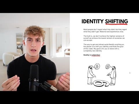 "identity shifting" is the cheat code to getting rich thumbnail