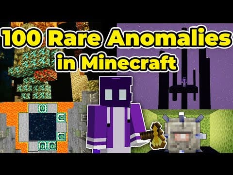 100 Rare Anomalies in Minecraft (Episodes 1-10) thumbnail