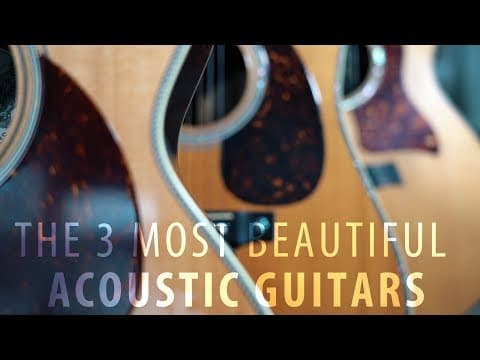 The 3 most beautiful guitars in the world! thumbnail
