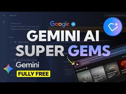 Gemini Super Gems: Google's NEW AI Super Agent! Goodbye N8N! (FULLY FREE AI App Generator) thumbnail