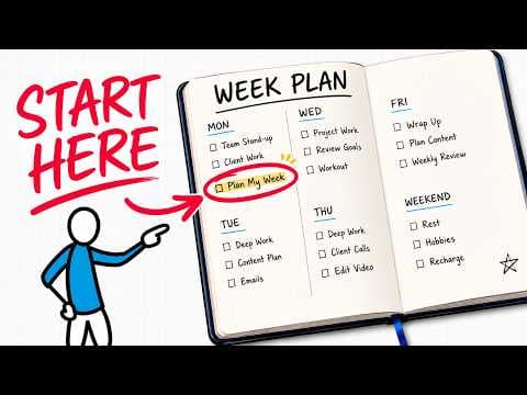 How to Plan Your Week Effectively Using Bullet Journal thumbnail