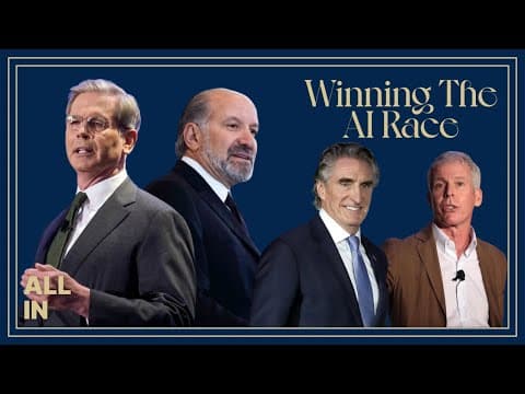 Winning the AI Race Part 4: Scott Bessent, Howard Lutnick, Chris Wright, and Doug Burgum thumbnail