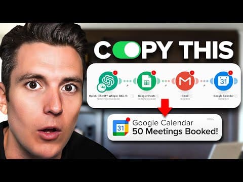 This Marketing AI System Books Sales Calls Daily! (100% Automated) thumbnail