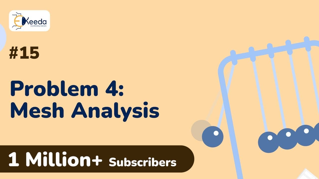 Problem Number:4 based on Mesh Analysis | DC Circuits and Network ...