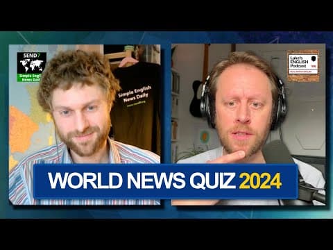 915. The World News Quiz 2024 🌍 with Stephen from SEND7 Podcast thumbnail