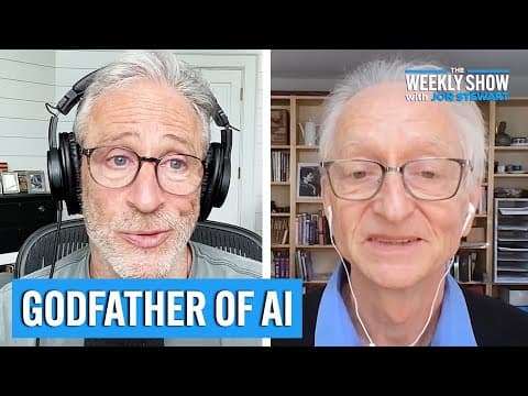 AI: What Could Go Wrong? with Geoffrey Hinton | The Weekly Show with Jon Stewart thumbnail