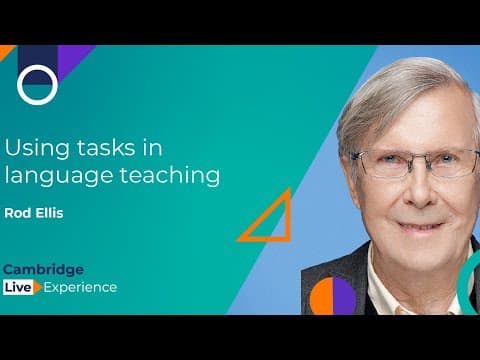 Rod Ellis - Using tasks in language teaching thumbnail