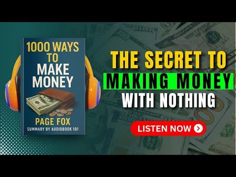 1000 Ways to Make MONEY Audiobook | Book Summary | Audiobook 101 thumbnail