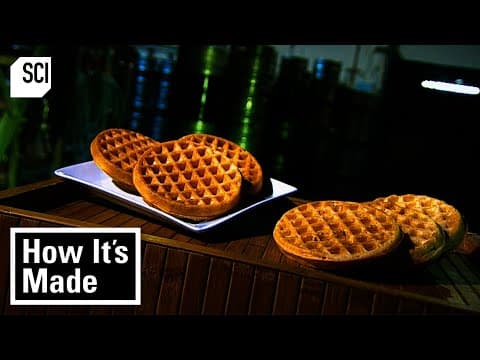 How Ice Cream Cones, Waffles, Peanut Butter & More Are Made | How It's Made | Science Channel thumbnail