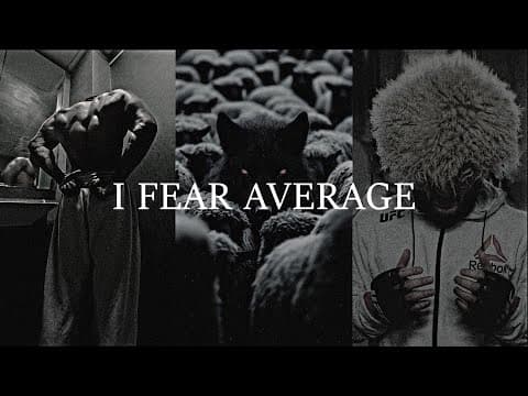 I WASN'T BORN TO BE AVERAGE - Powerful Motivational Speech Video thumbnail