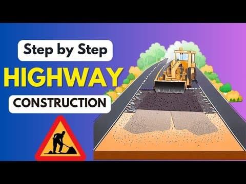 How Modern Roads Are Built? Highway Construction Process thumbnail