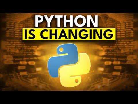 Python is Changing – Here’s What’s Coming thumbnail