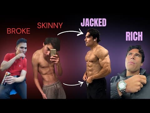 how I transformed him skinny, broke, and depressed to jacked, wealthy & alive with meaning thumbnail