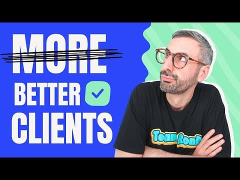 3 TIPS to become a Graphic Designer | Find clients that are RIGHT for YOU thumbnail
