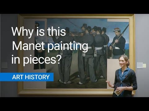 Why did Degas have to reassemble Manet's 'Execution of Maximilian'? | National Gallery thumbnail