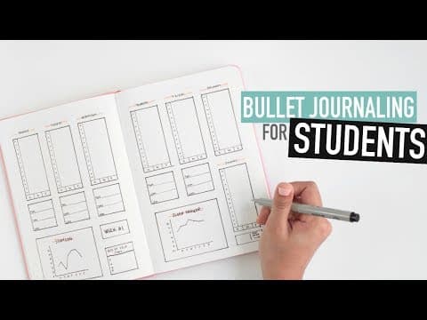 Bullet Journaling FOR STUDENTS | Back-To-School Planner thumbnail
