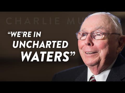 Charlie Munger: We're Playing With Fire (Interview) thumbnail