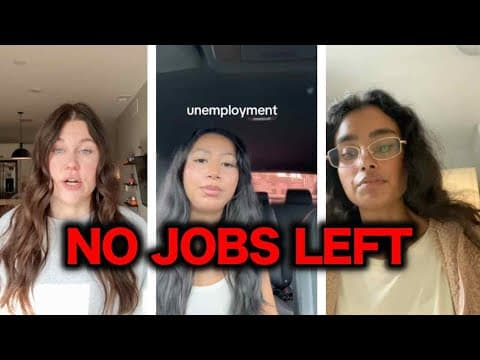 I Can't Even Get a Job At McDonalds - EVERYONE IS UNEMPLOYED thumbnail